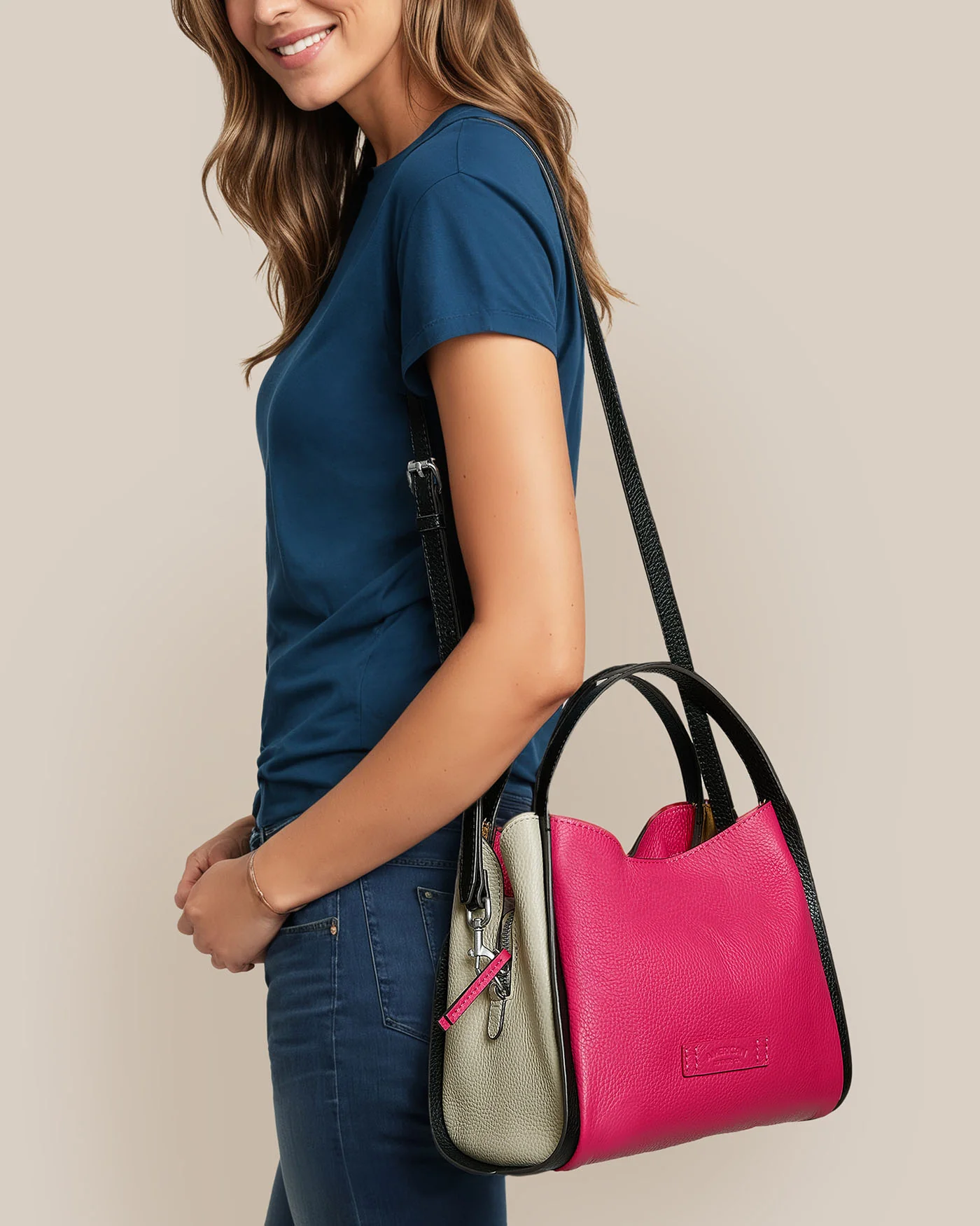 Auburn Triple Compartment Convertible Crossbody - Image 30