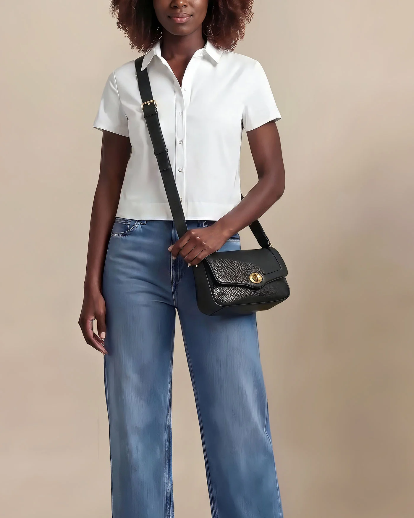 Avery Double Entry Crossbody - Image 6