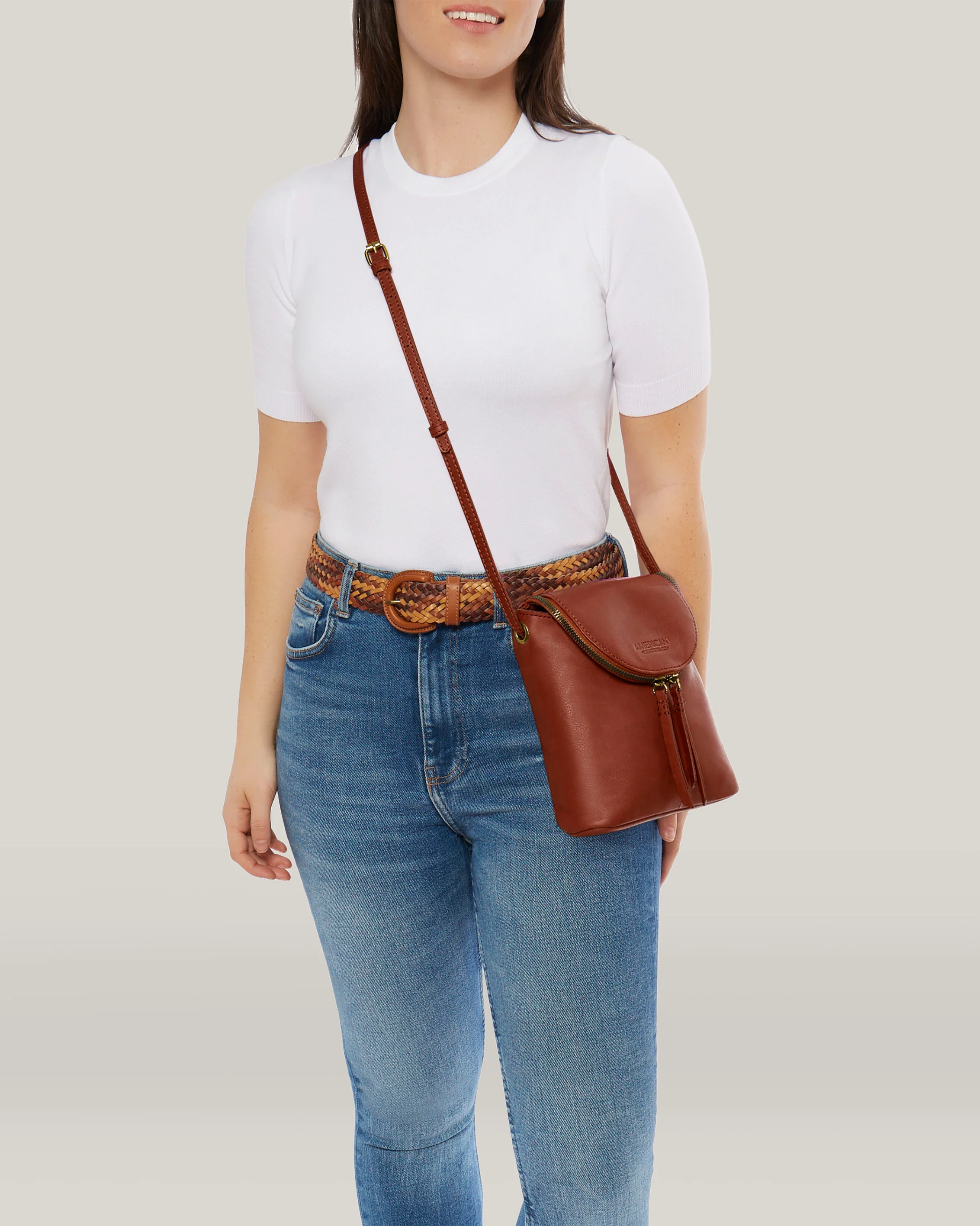 Hampton Large Zip-Around Crossbody - Image 2