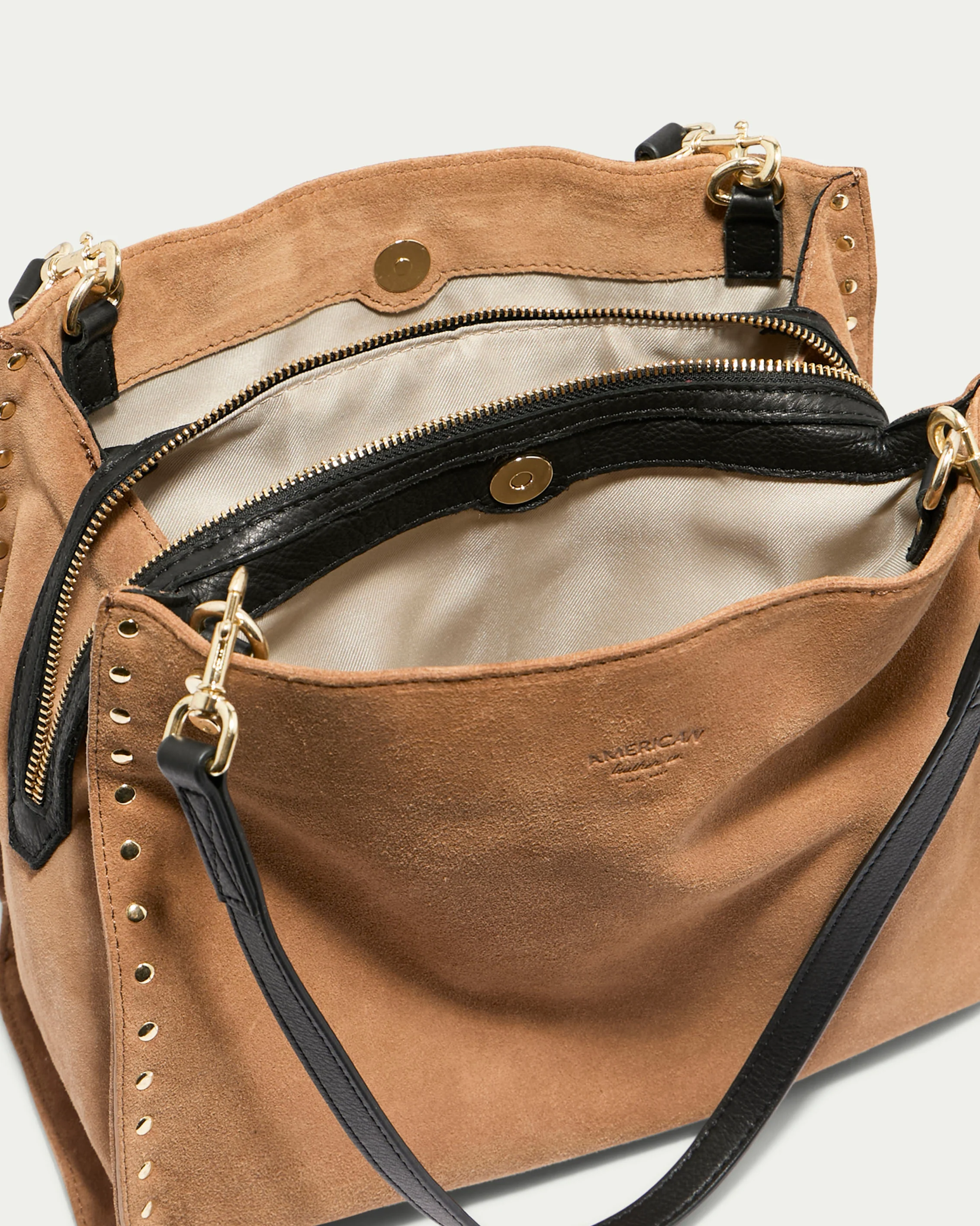 Lenox Studded Triple Entry Satchel - Image 13