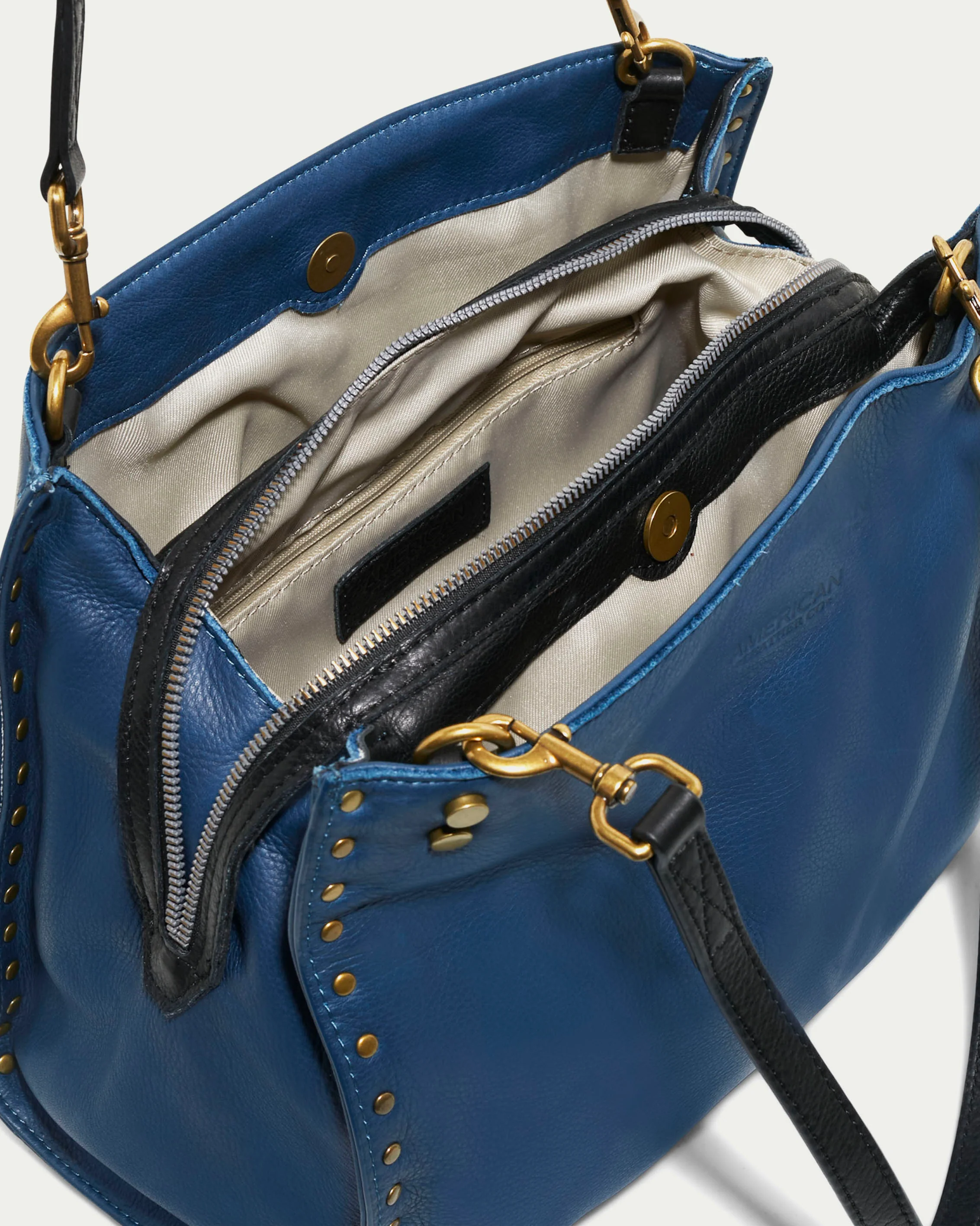 Lenox Studded Triple Entry Satchel - Image 26
