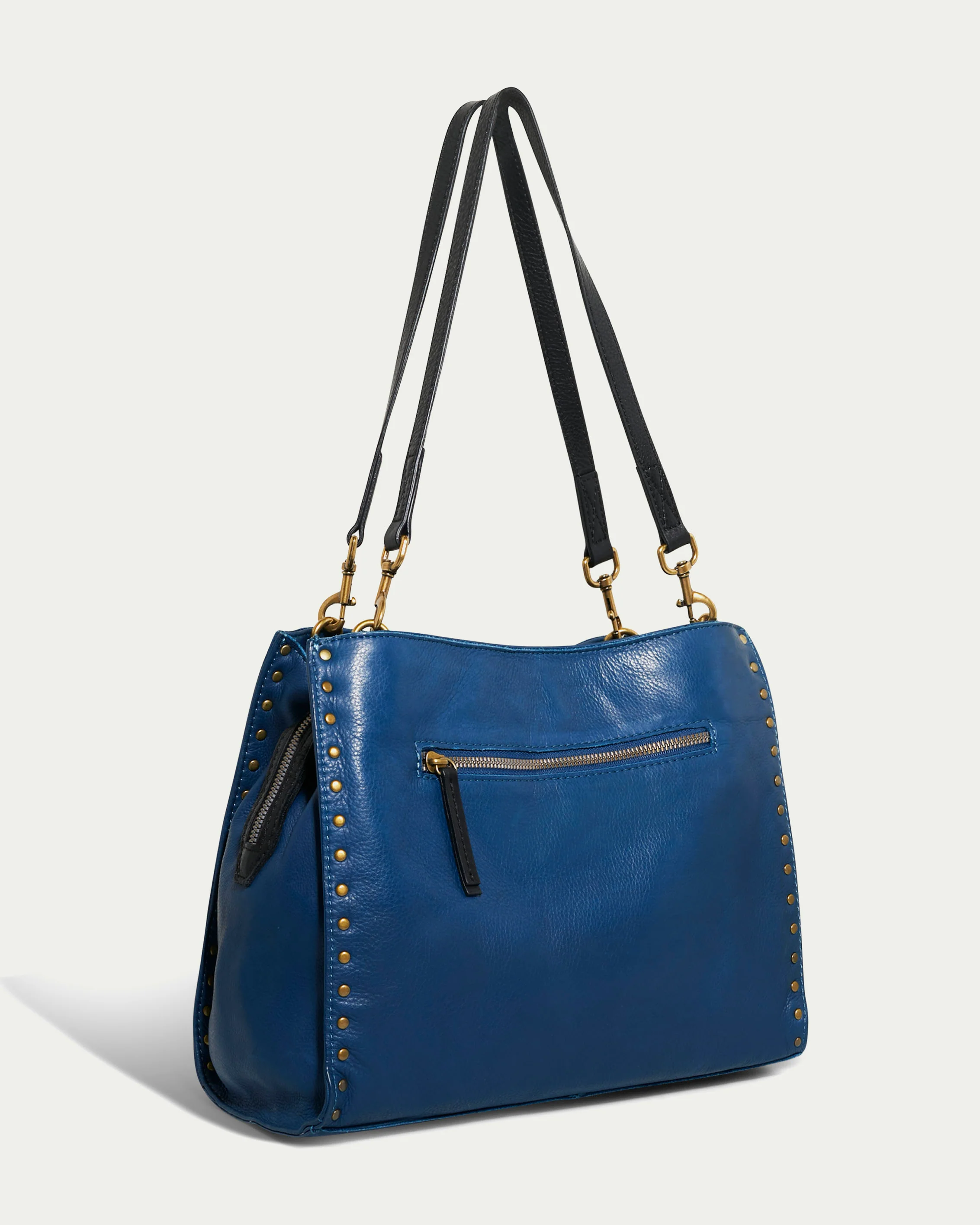Lenox Studded Triple Entry Satchel - Image 27