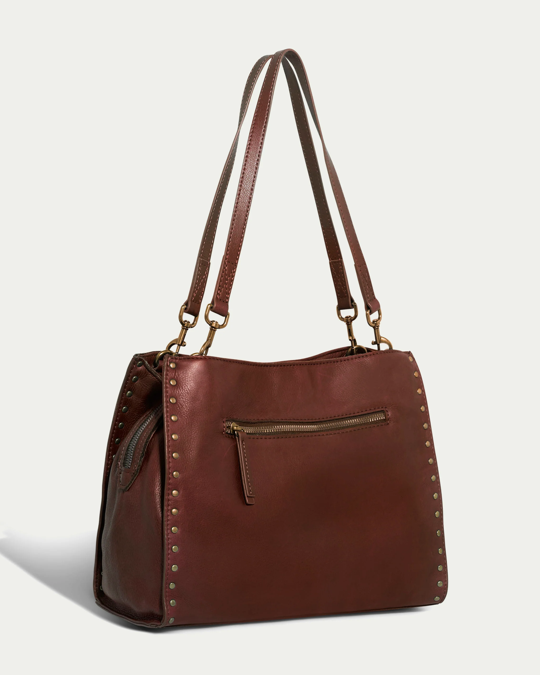 Lenox Studded Triple Entry Satchel - Image 31