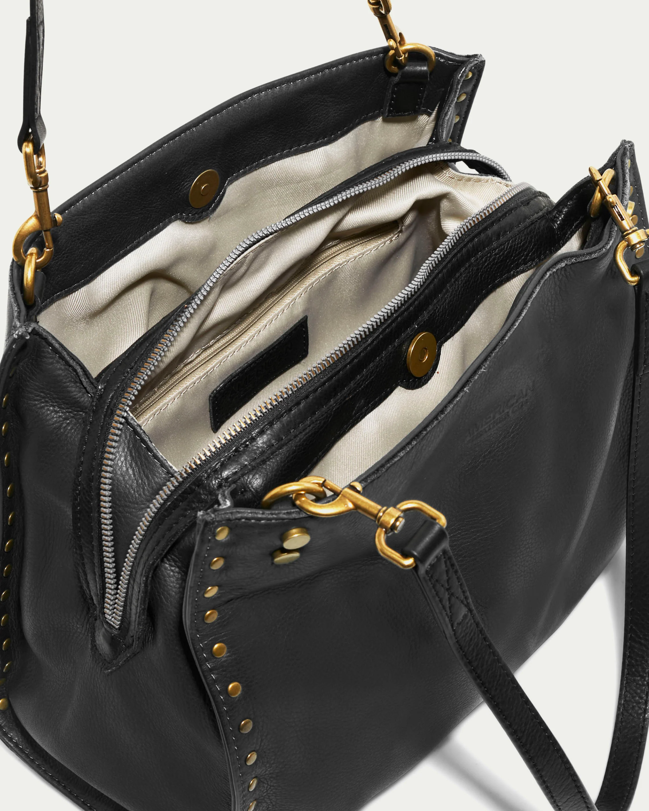 Lenox Studded Triple Entry Satchel - Image 37