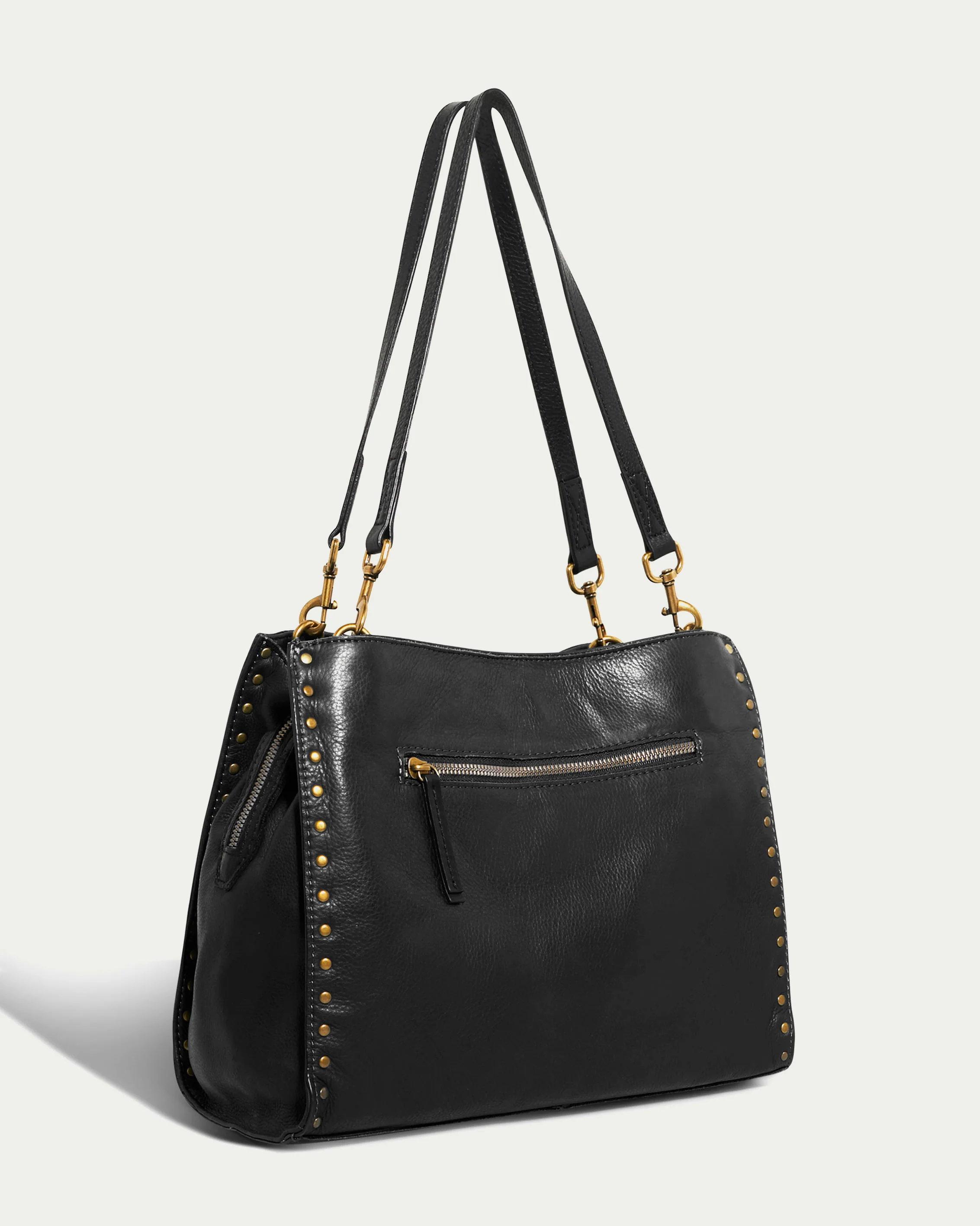 Lenox Studded Triple Entry Satchel - Image 38