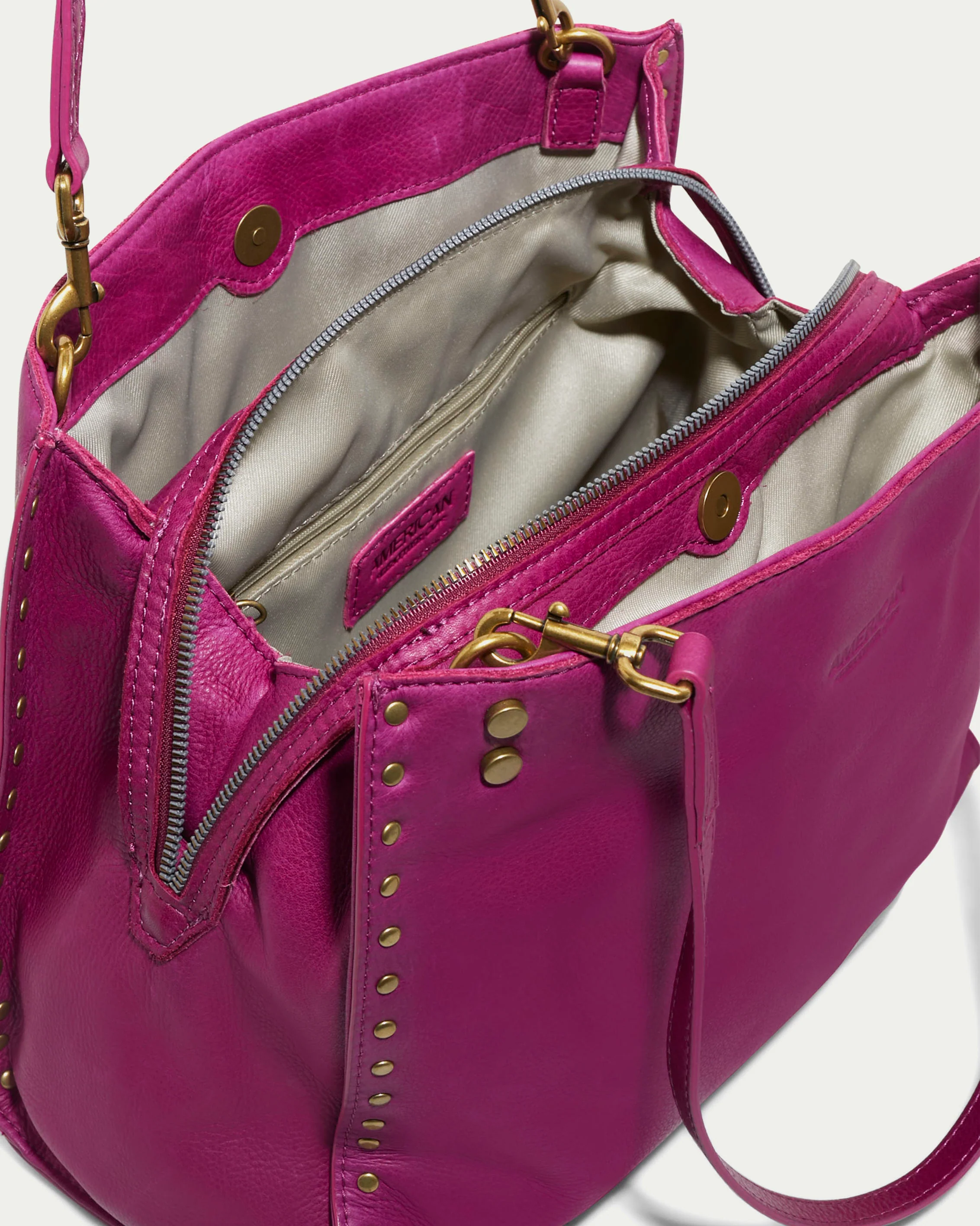 Lenox Studded Triple Entry Satchel - Image 41