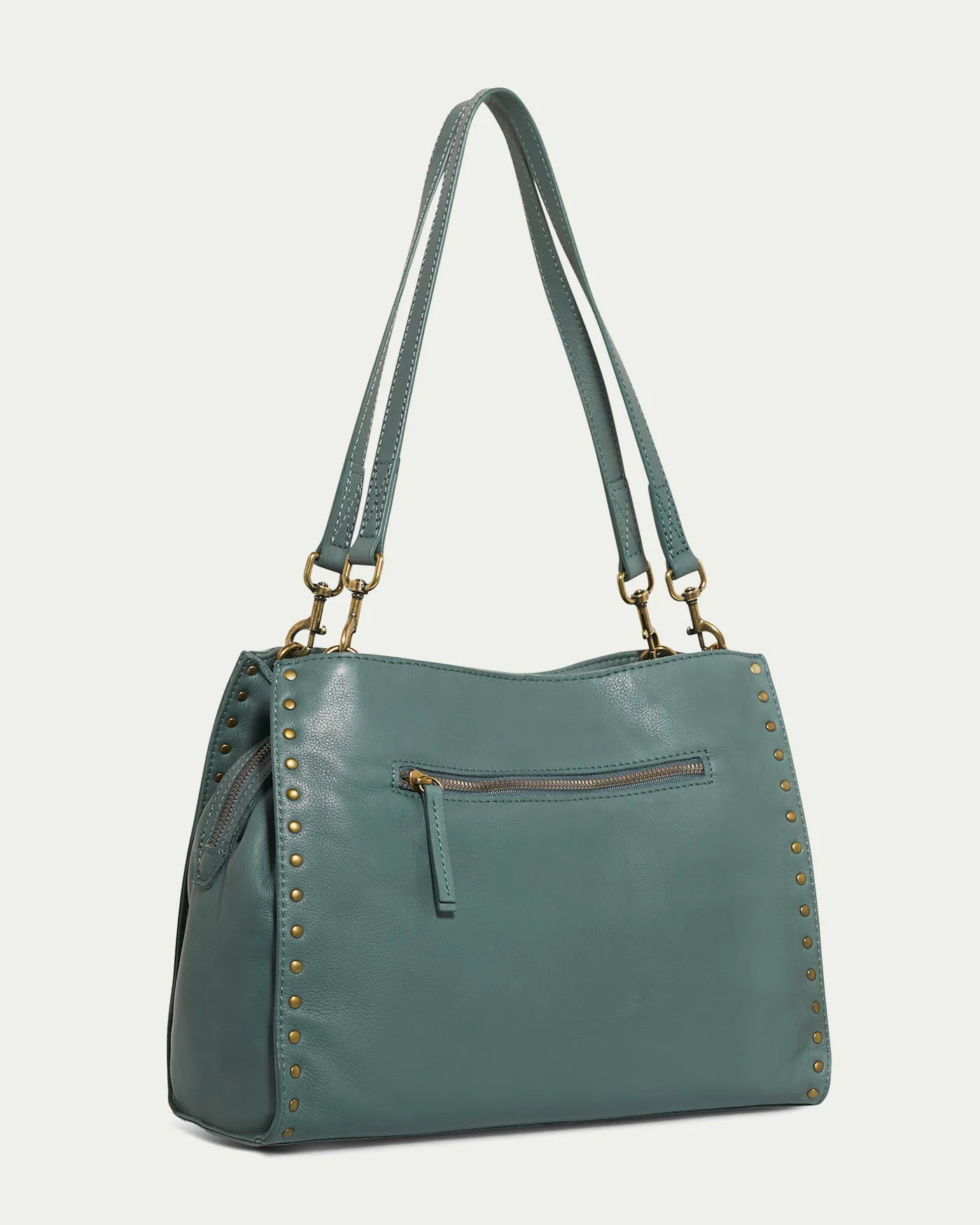 Lenox Studded Triple Entry Satchel - Image 51