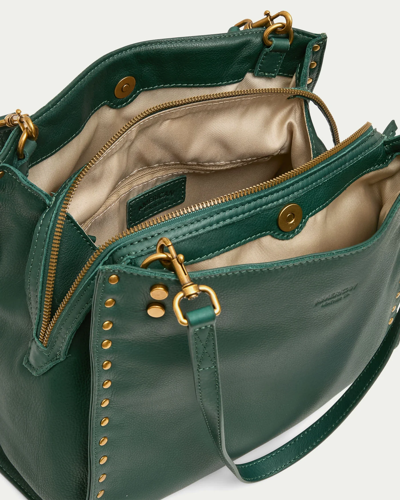 Lenox Studded Triple Entry Satchel - Image 64
