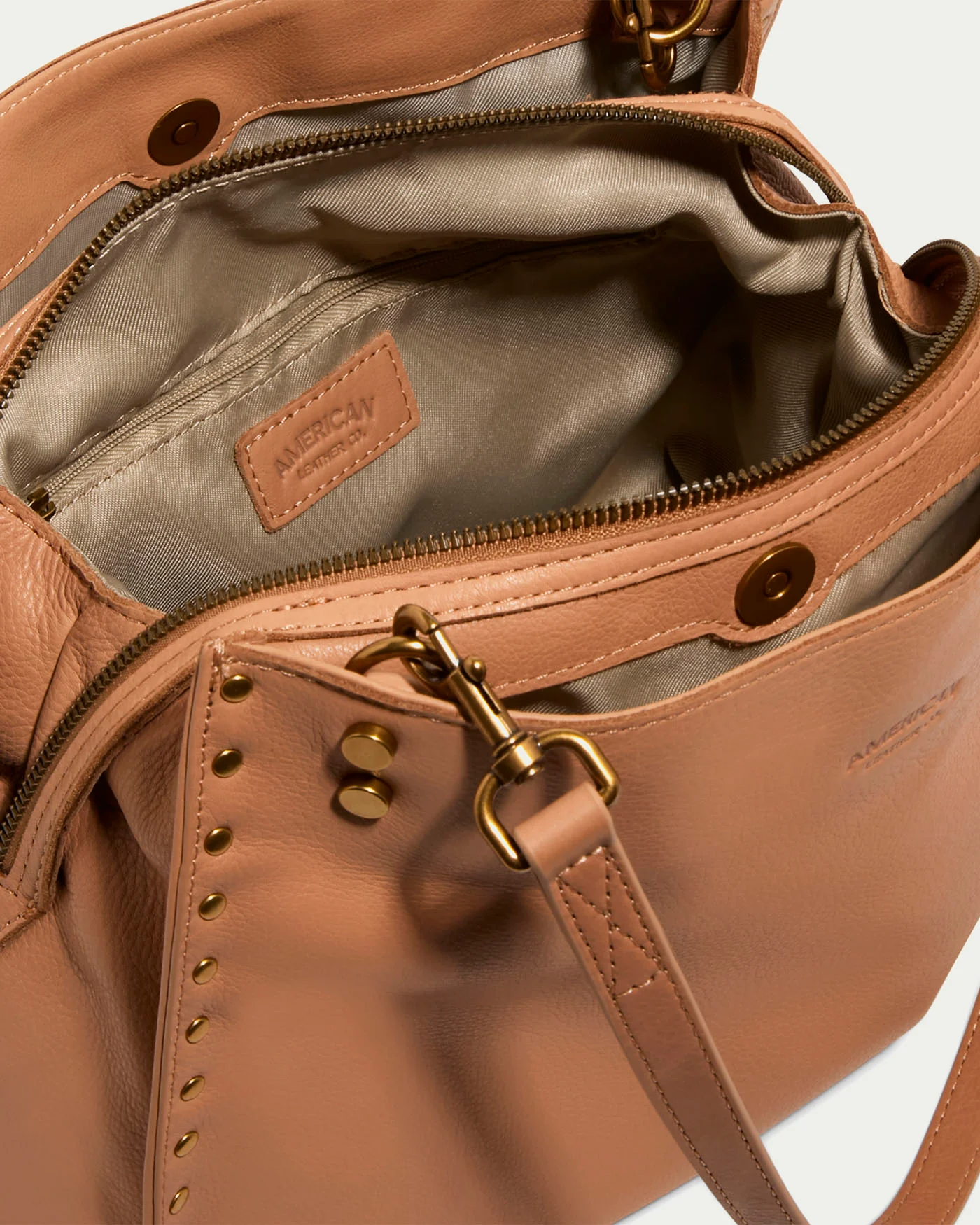 Lenox Studded Triple Entry Satchel - Image 72