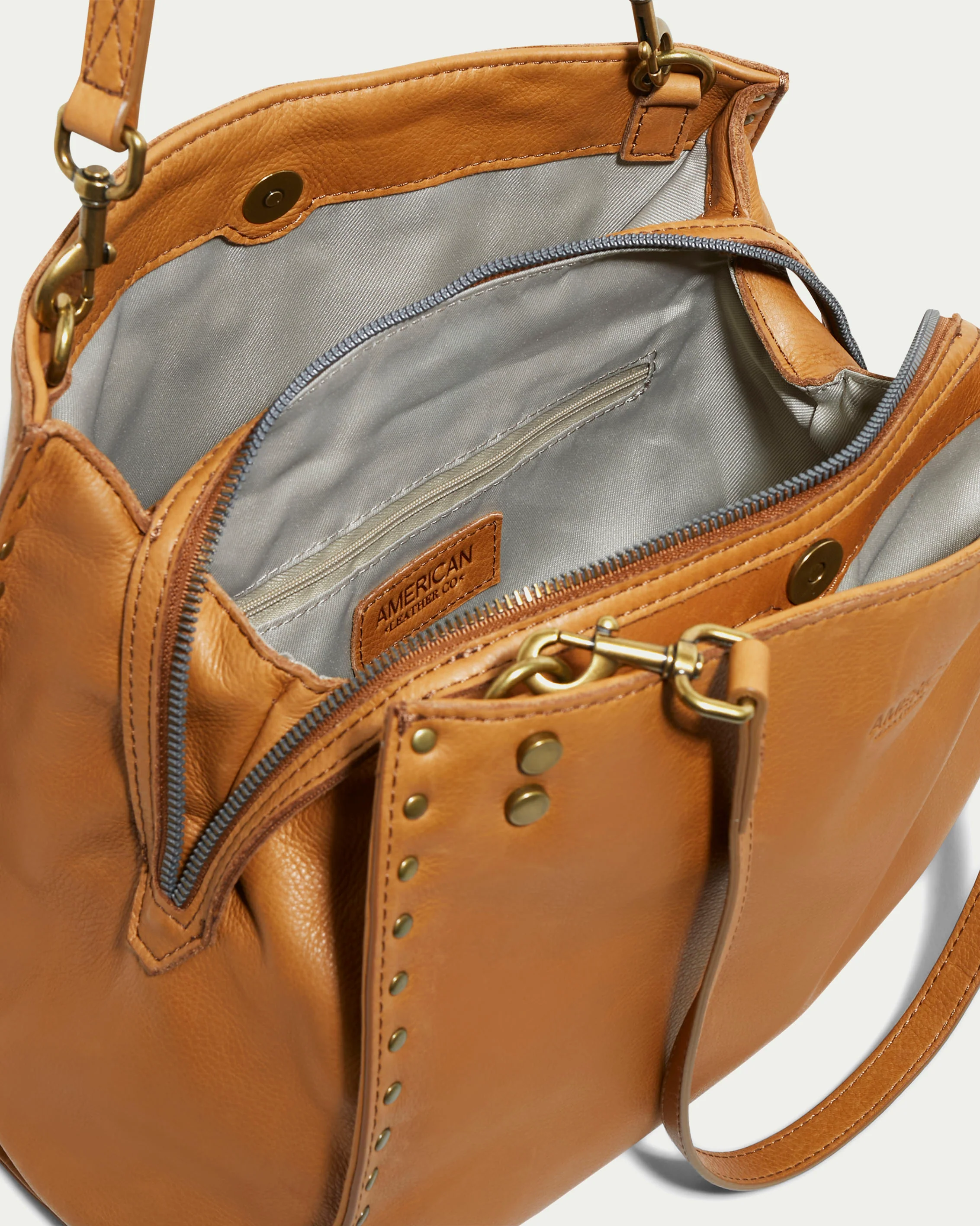 Lenox Studded Triple Entry Satchel - Image 33