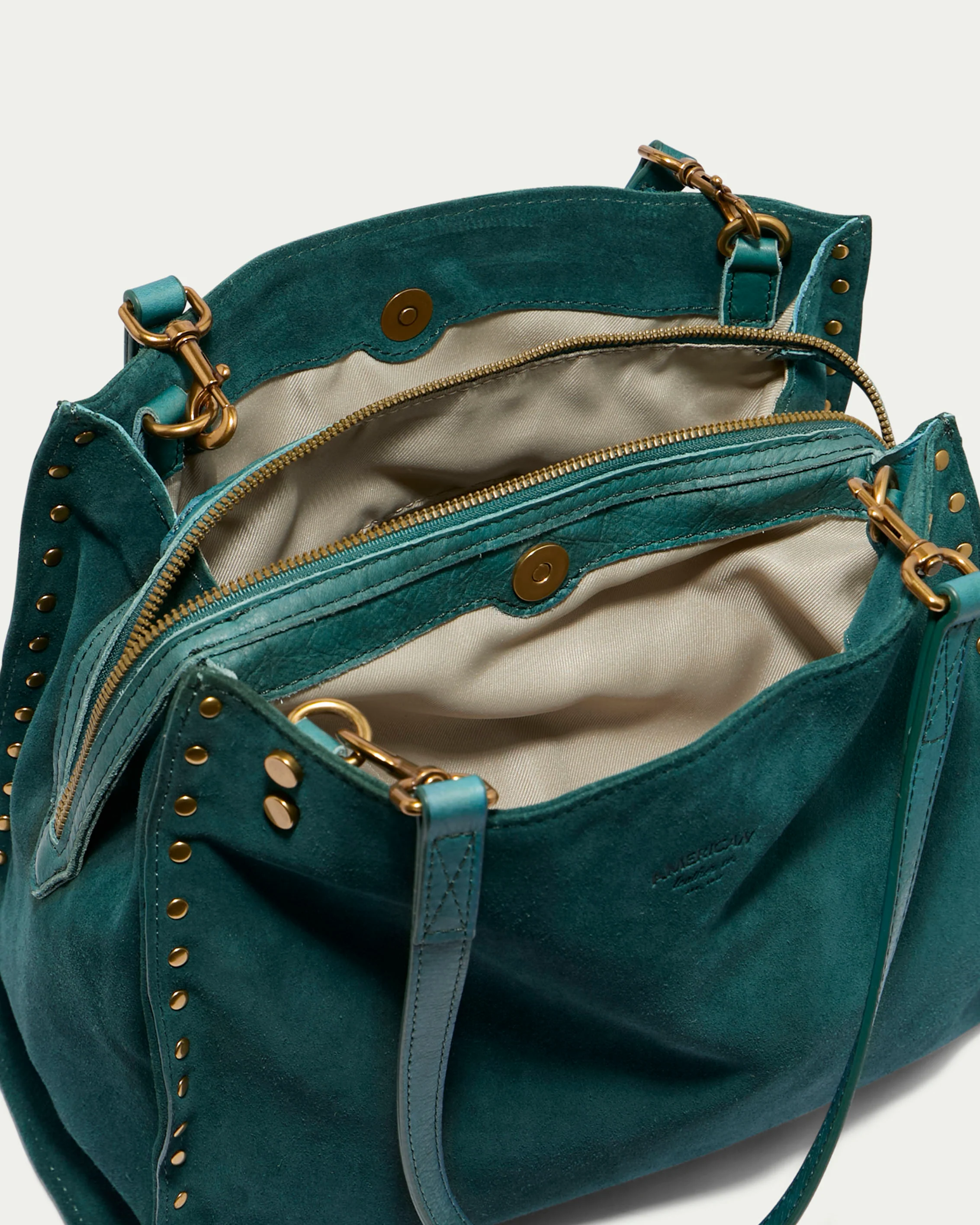 Lenox Studded Triple Entry Satchel - Image 17