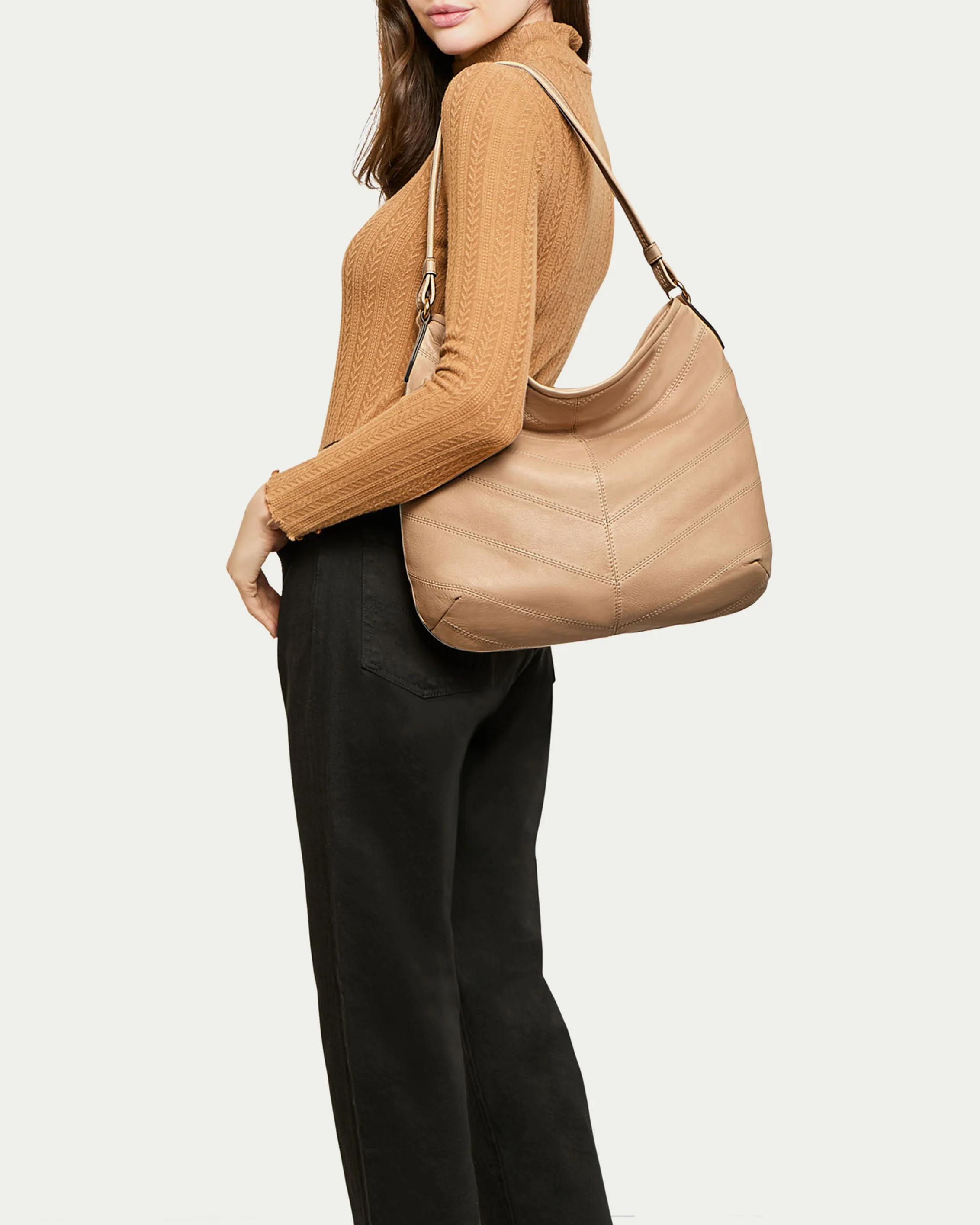 Raleigh Ziptop Patchwork Hobo - Image 14