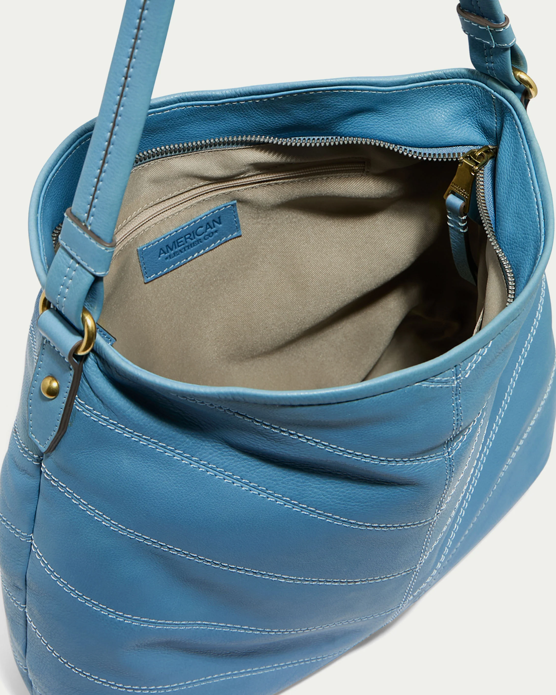 Raleigh Ziptop Patchwork Hobo - Image 5