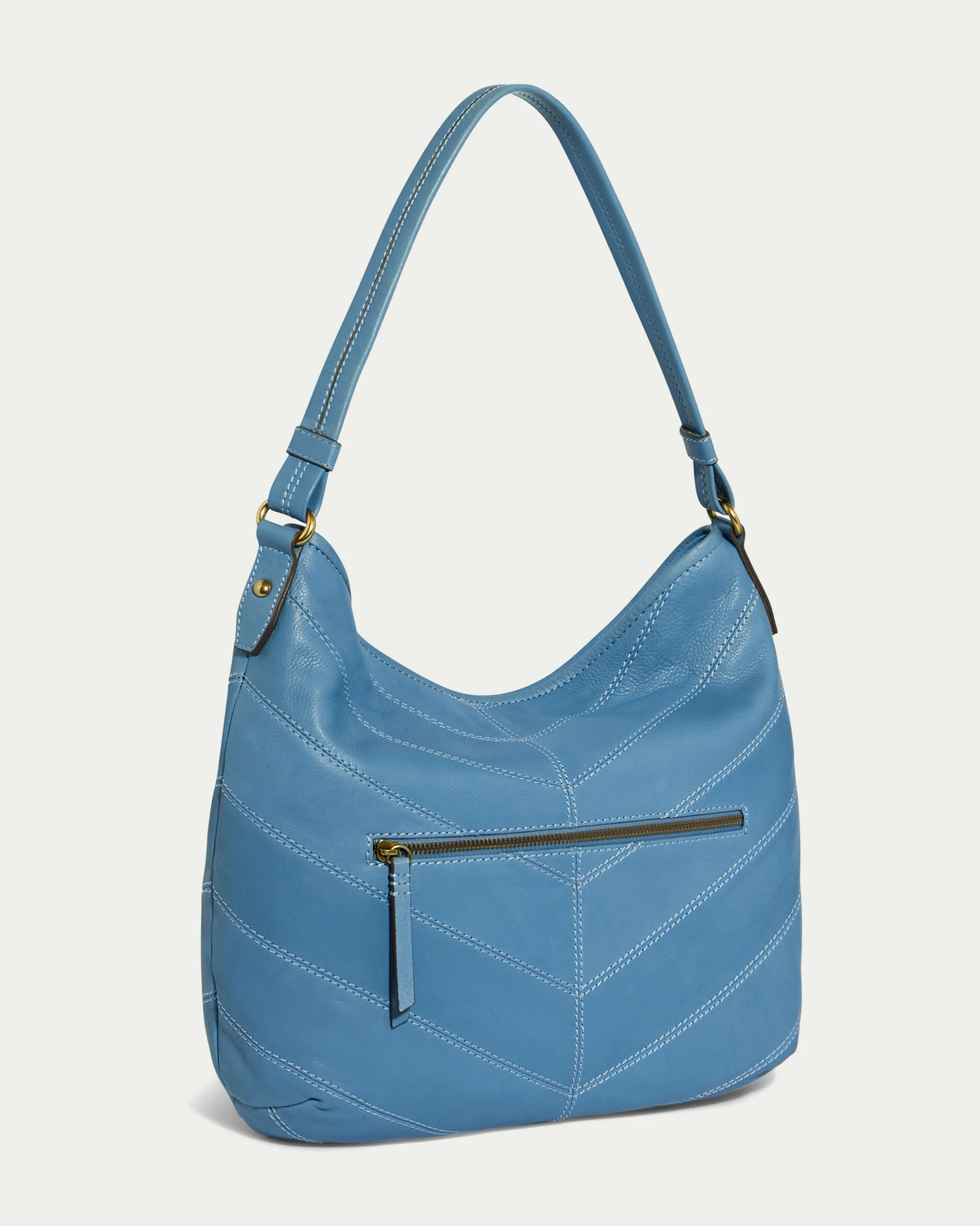Raleigh Ziptop Patchwork Hobo - Image 6