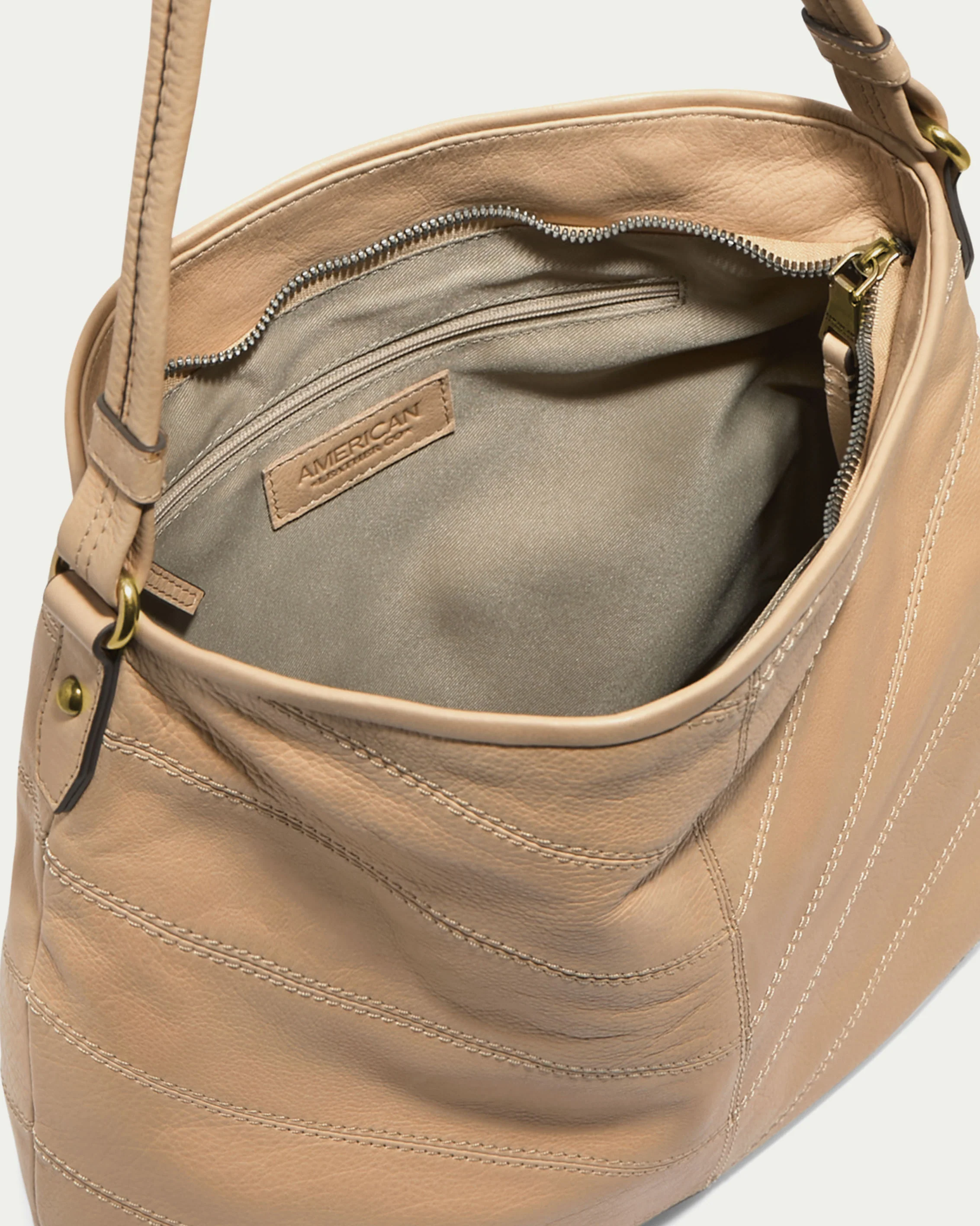Raleigh Ziptop Patchwork Hobo - Image 7