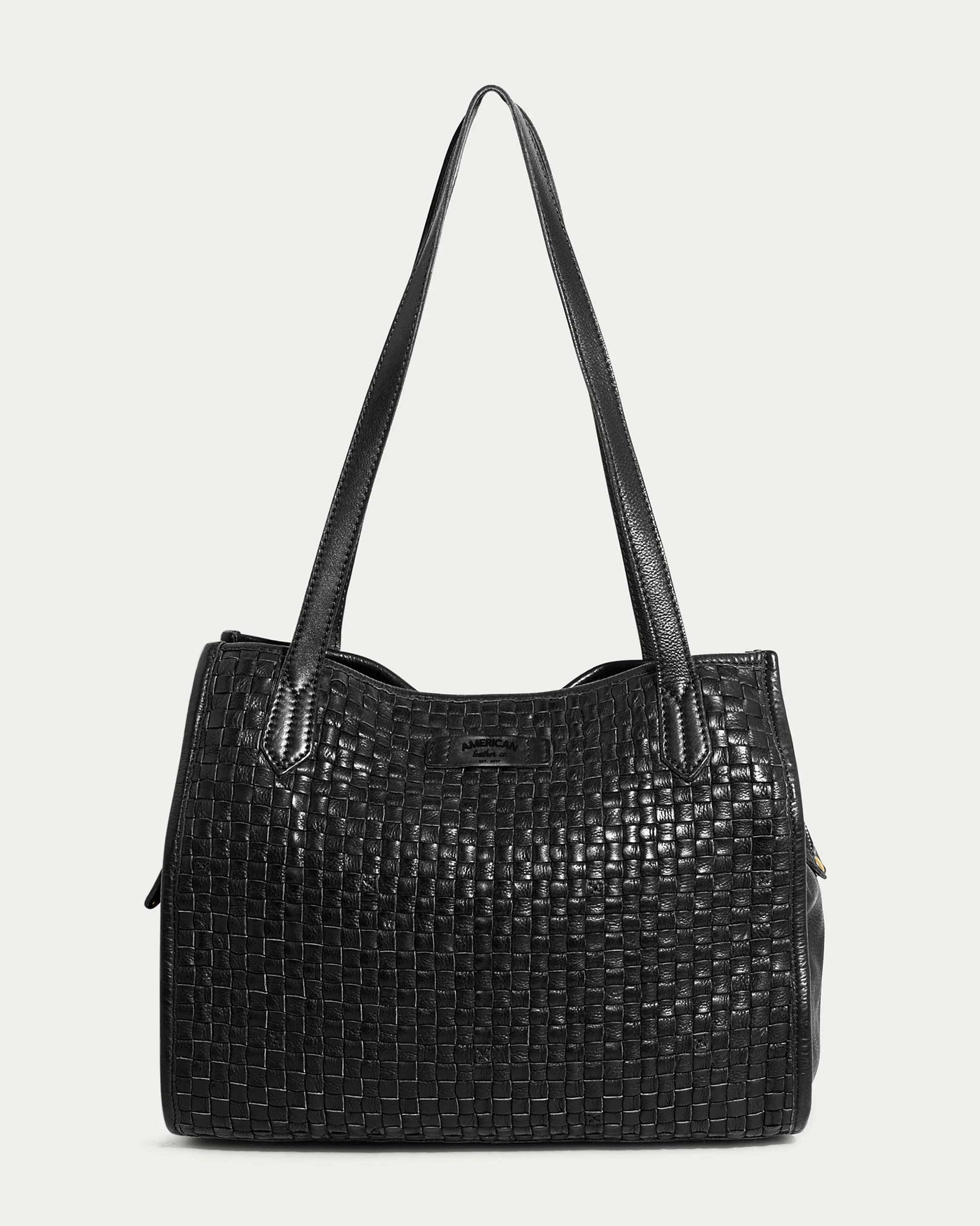 Sandy Woven Triple Entry Satchel - Image 9